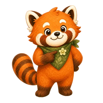 Mochi wearing a flower pin