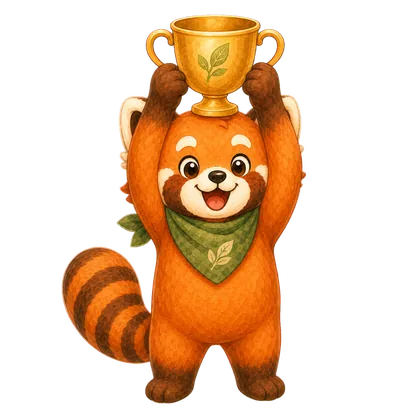Mochi lifting the legend trophy